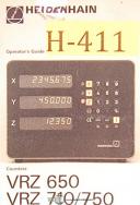 Heidenhain-Heidenhain VRZ 650, 710 & 750, Digital Counter Programming and Operations Manual-VRZ 650-VRZ 710-VRZ 750-01